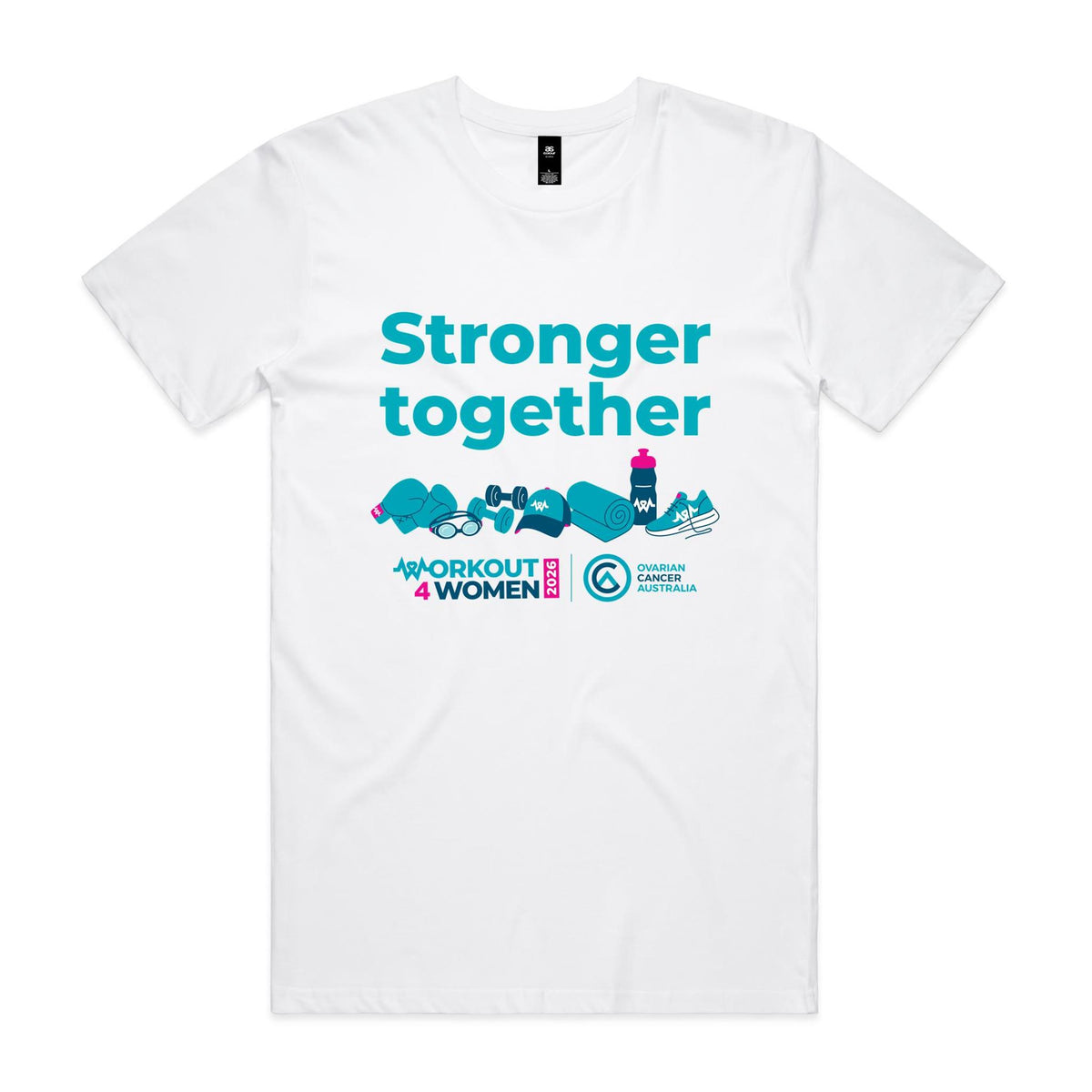 Workout 4 Women Stronger Together Unisex Tee - White