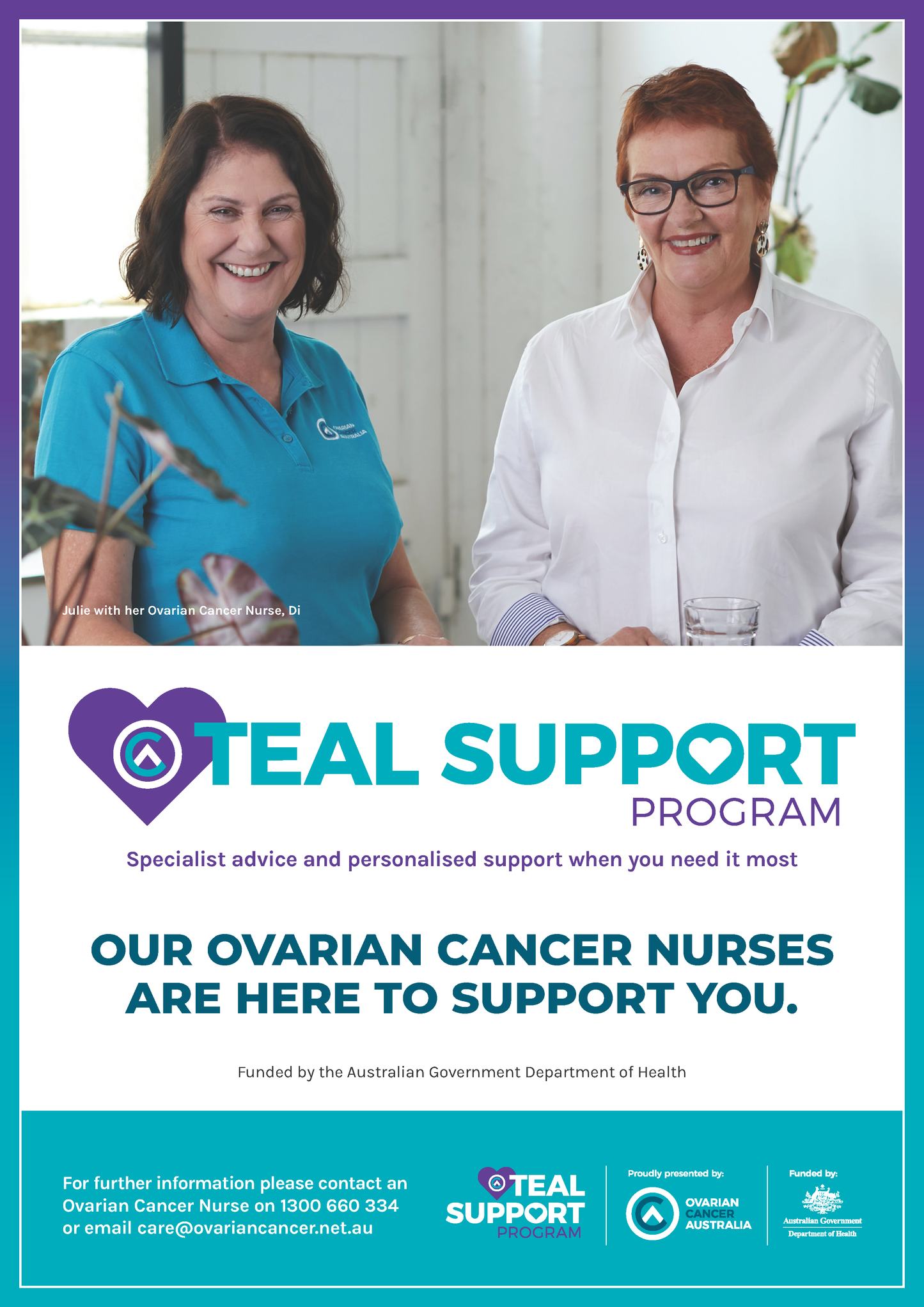 Poster - Teal Support Program