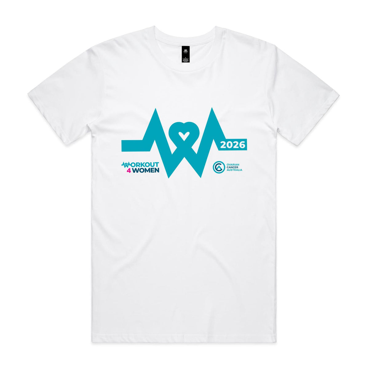 Workout 4 Women Icon Unisex Tee - White