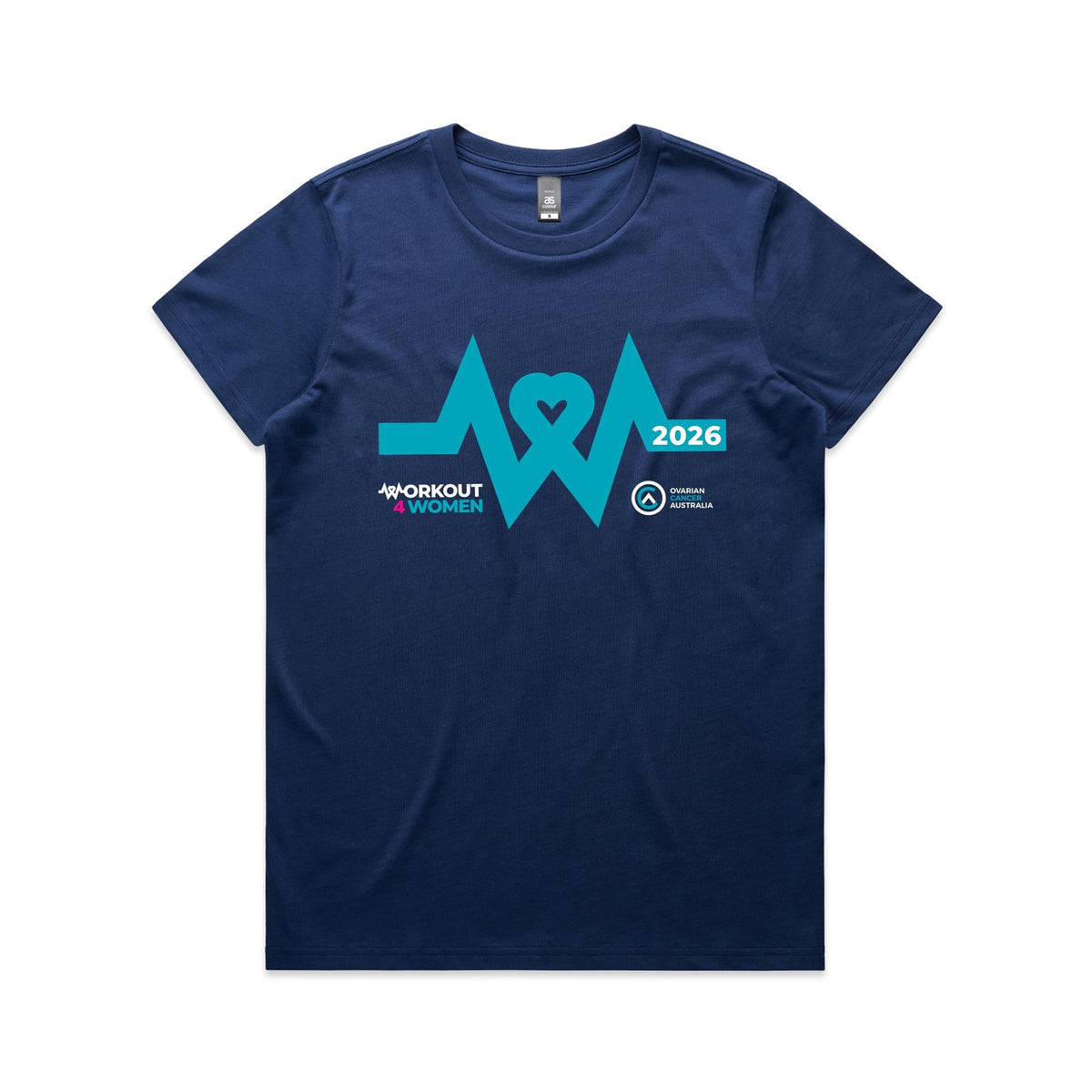 Workout 4 Women Icon Women's Tee - Cobalt