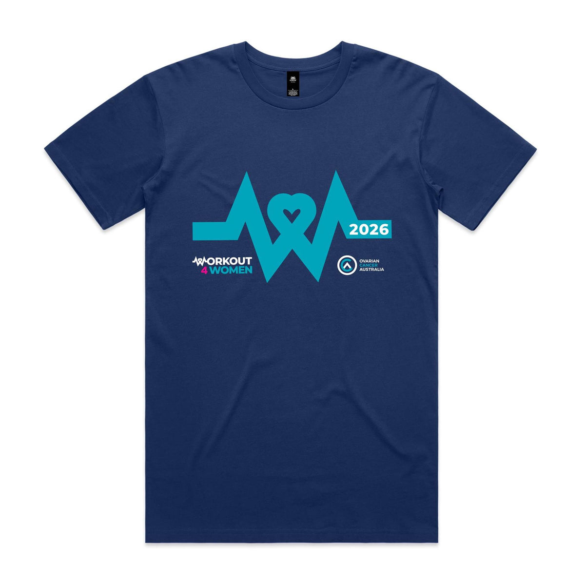Workout 4 Women Icon Unisex Tee - Cobalt